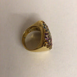 18Kt Ring w/ Diamonds and Gemstones