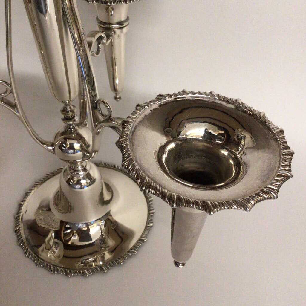 M.H. & Co Epergne, ca. 1854-66, Silverplate