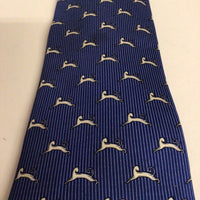 Lanvin Silk Necktie, Leaping Animal