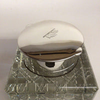 1903 English Sterling Inkwell w/ Watch Holder