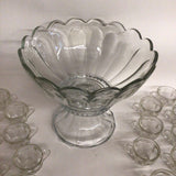 Heisey Punch Bowl & Cups, Glass