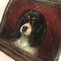 Coal Scuttle & Shovel Dog Painting