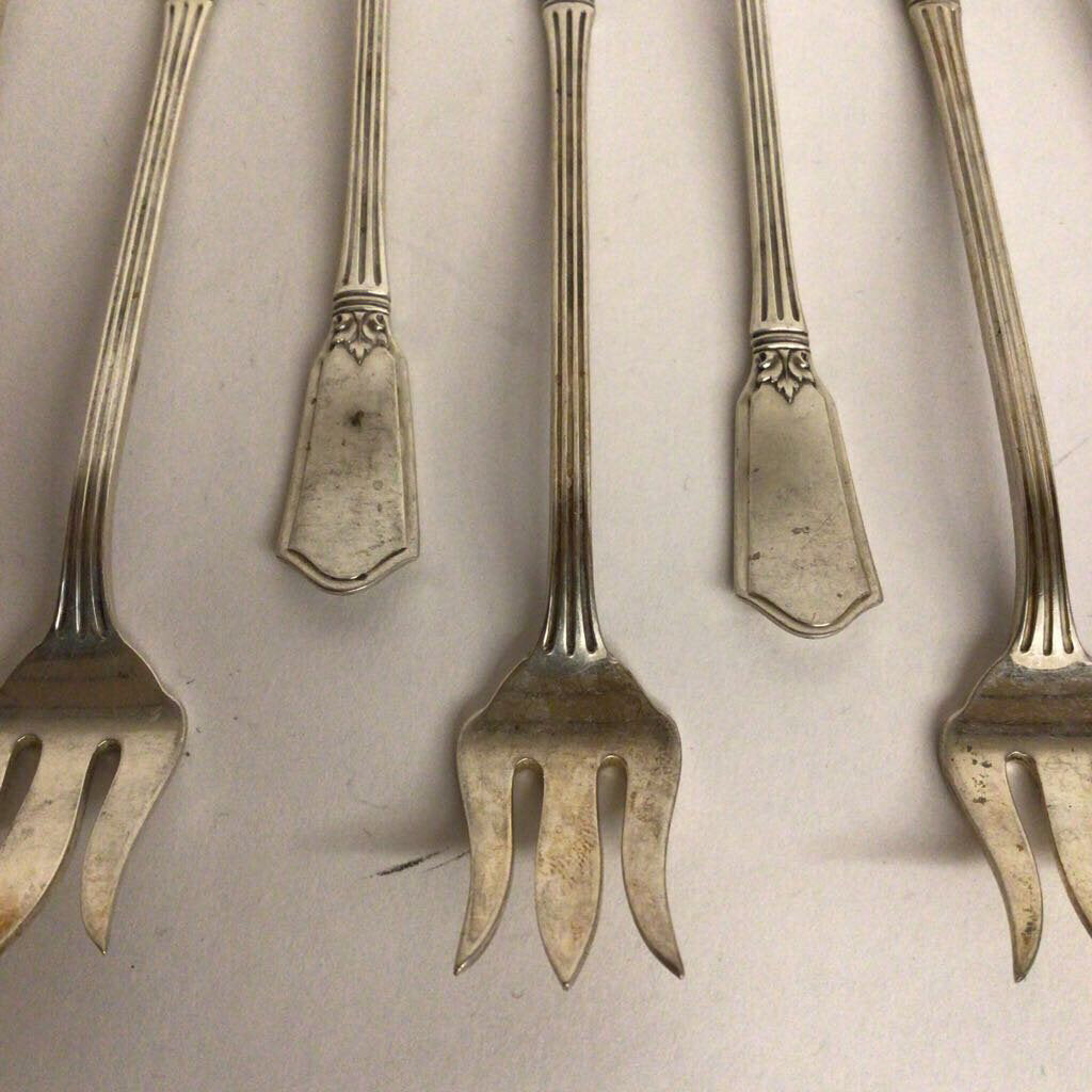 13 Alvin Sterling Seafood Forks