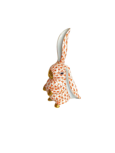 Herend "Rabbit with One Ear Up", Raspberry