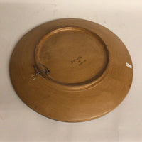 Large Italian Incised & Handpainted Plate