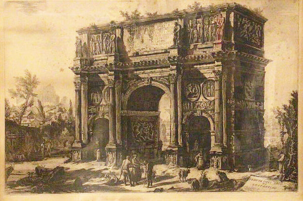 Piranesi. Veduta dell'Arco di Costantino. State III of III
