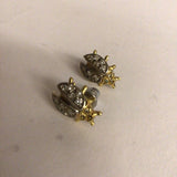 18Kt Gold & Diamond Ladybug Earrings