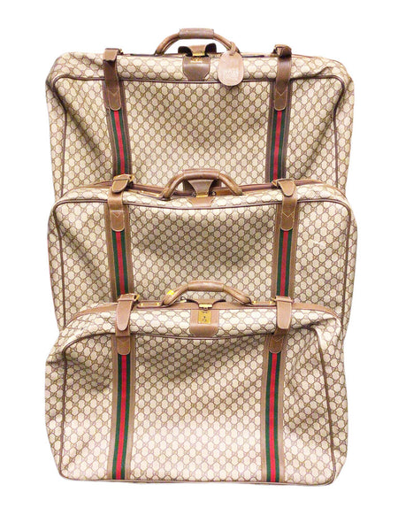 3pc. Gucci Savoy Luggage, ca. 1980s