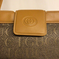 Gucci Large Beige/Gray Logo Bag