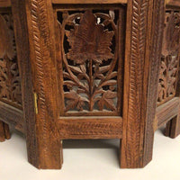 Moroccan Carved Octagonal Table