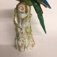 Porcelaine de Paris Porcelain Figure of a Perched Parrot