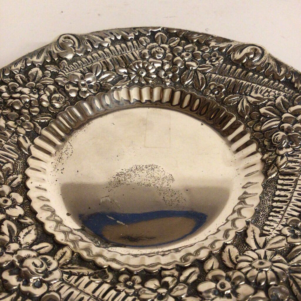 Tiffany Sterling Repousse Candy Dish, 1873-91