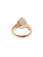 14Kt Diamond & Rose Gold Dress Ring