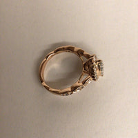 14Kt Diamond & Rose Gold Dress Ring